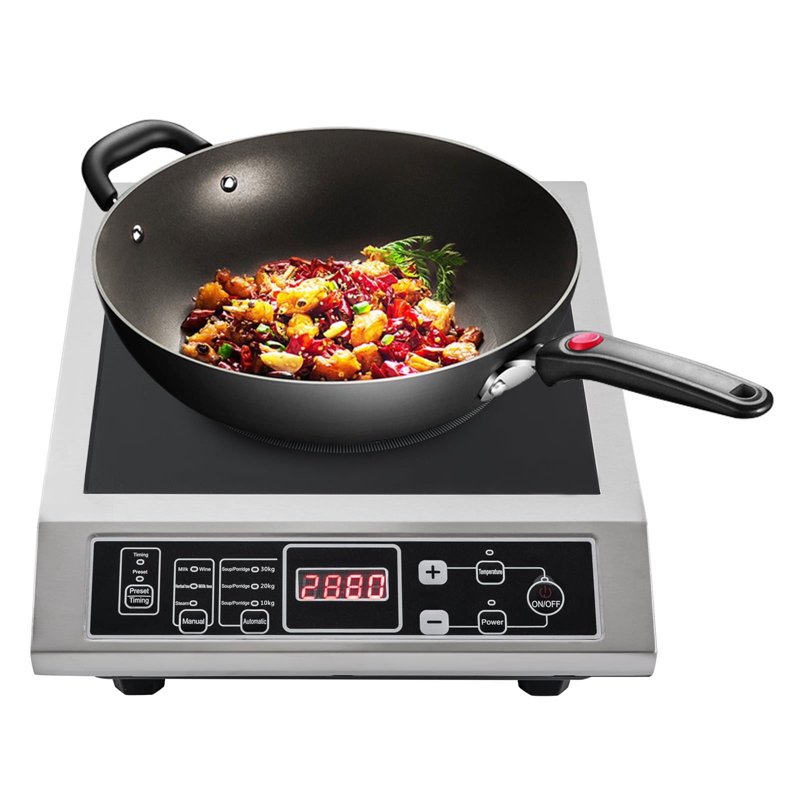 Vintoro 3500W Induction Cooktop, Induction Cooker, IGBT Heating Technology, Adjustable Design, Tabletop