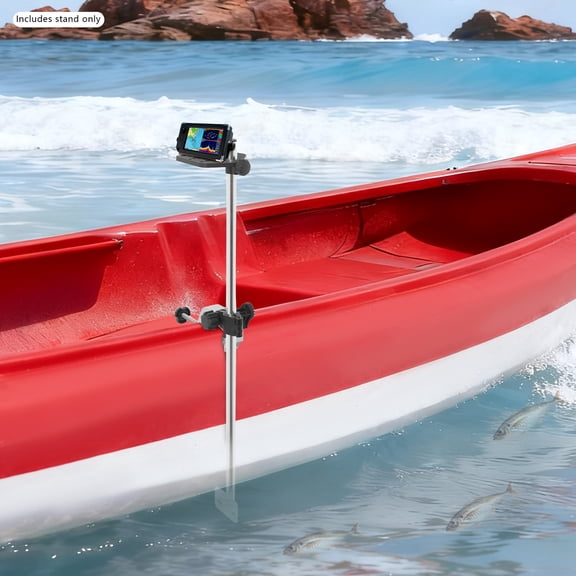 Vintoro 360 Adjustable Universal Portable Transducer Bracket with Fishfinder Mount, Fishfinder Bracket
