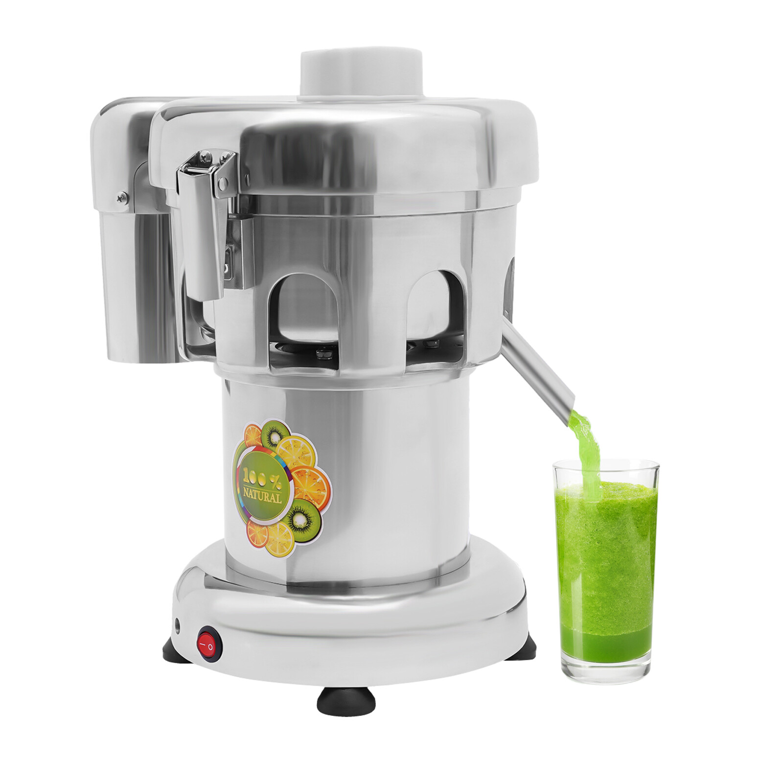 Vintoro 370W Juicer with Push Rod, Lock-buckle Design, Low Noise, Pure Copper Motor, 2800RPM