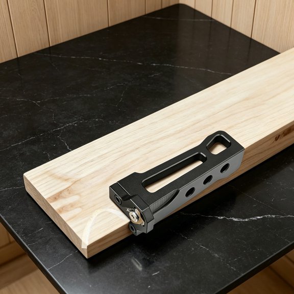 Vintoro Aluminium Alloy Wood Edge Trimmer, Manual Woodworking Chamfering Tool with R1 R2 Blade