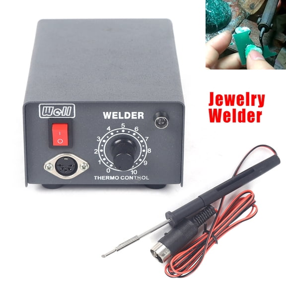 Vintoro Iron Jewelry Wax Welding Machine with Welding Wax Pen, Jewelry Spot Welder, DIY Soldering Station