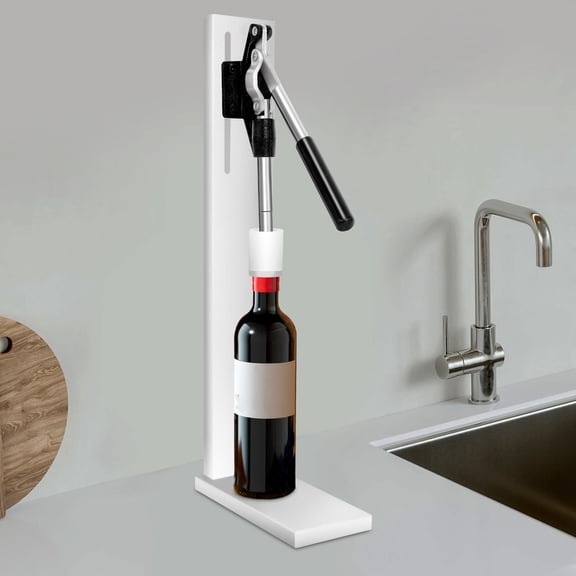 Vintoro Manual Pressure Corker, Wine Bottle Corking Machine, Inserting Stopper Tool with 2 POM Heads
