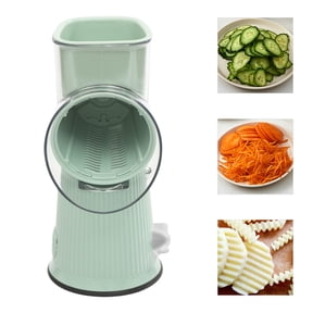 Vintoro Manual Vegetable Cutter, Fast Salad Cutting Tool with Five Interchangeable Blades, Tabletop