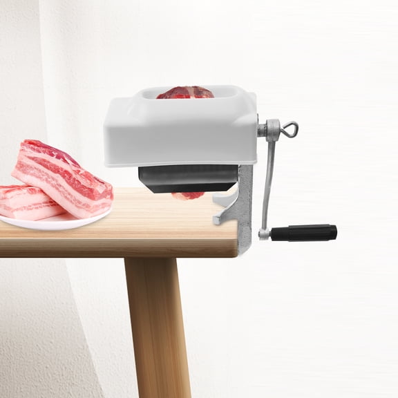 Vintoro Meat Tenderizer Machine with Cover, Flatten Butchers Tool, Cuber Steak Hand Crank, Desktop