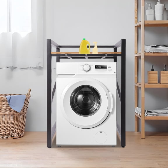 Vintoro Modern Washing Machine Shelf, Heavy Duty Washer & Dryer Stacking Rack Stand with Adjustable Design