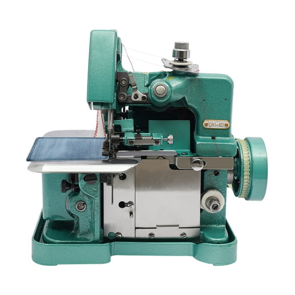 Vintoro Overlock Machine 150W 3000SPM Cast Iron Serger with Adjustable Width 2.53.5mm for Tailor Shop Home DIY, Green