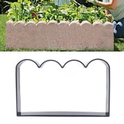 Vintoro PP Gardens Fence Concrete Mold, Lawns Sidewalks Edging Fence Cement Plaster Mould, for Brick Cement