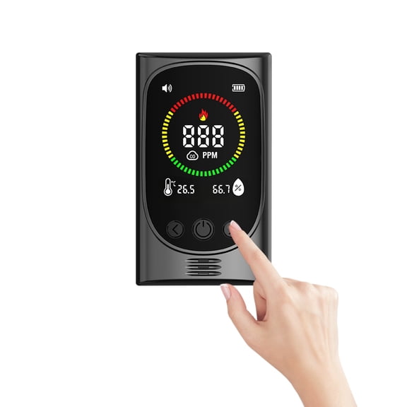 Vintoro Portable 4-in-1 ABS Detector, Modern Black Detector, For Home Apartment Hotel
