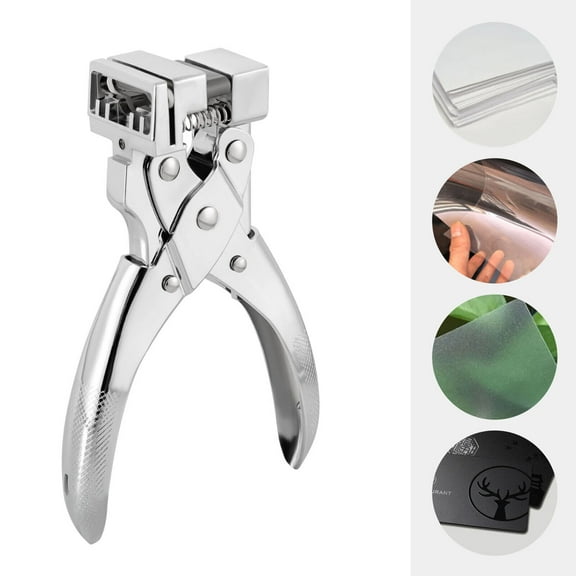 Vintoro T-shape Hole Puncher, T-Hook Clamp Pliers Cutter, Paper ID Identity Cutter, Handheld Hanger