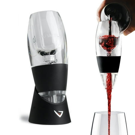 Vinturi - Red Wine Aerator with No-Drip Base and Sediment Filter - Clear