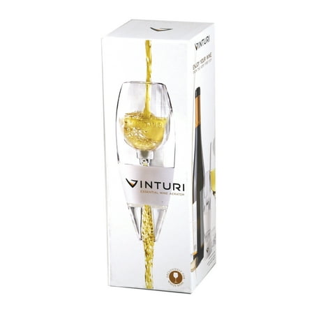 Vinturi - White Wine Aerator with No-Drip Base - Clear