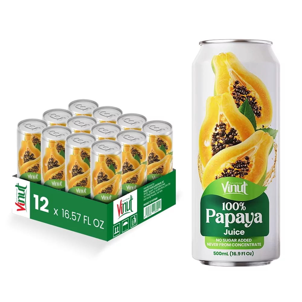 Vinut 16.9 fl oz 100% NFC Papaya Juice Drink (No Sugar Added)