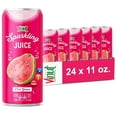 thumbnail image 1 of Vinut Sparkling Guava Juice, No Sugar Added, Low in Calories, Non-GMO, Rich in Antioxidants Vitamin C, A and Fiber, Contains 85% juice, 24 x 11 Fl oz Cans, 1 of 6