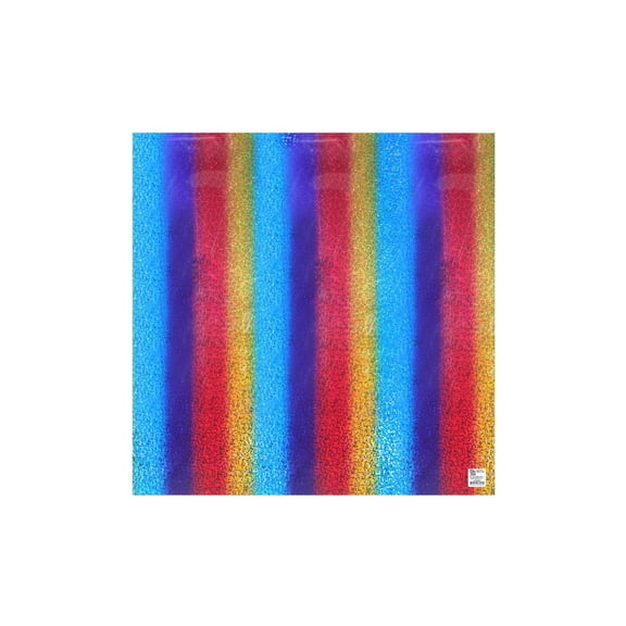 Vinyl 12x12 Sheet Iron On Sparkle 12pc Rainbow UPC
