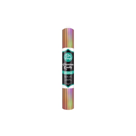 Vinyl 12x36 Roll Perm Adh Holographic Rose Gold