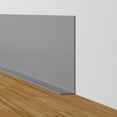 Vinyl Baseboard Trim, 5 Inch x 60 Feet Peel and Stick Rubber Baseboard ...
