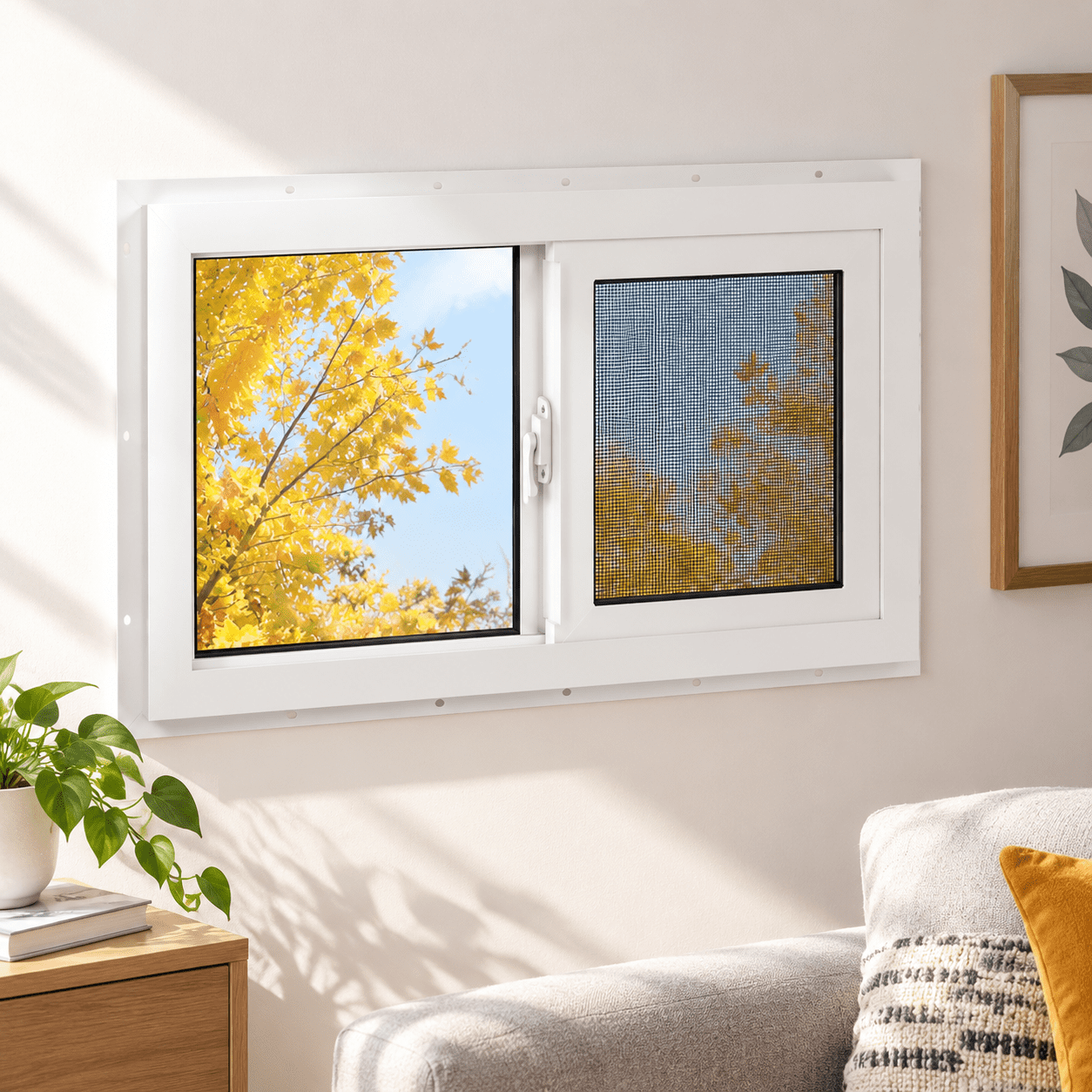 Vinyl Basement Window Bathroom Sliding 36