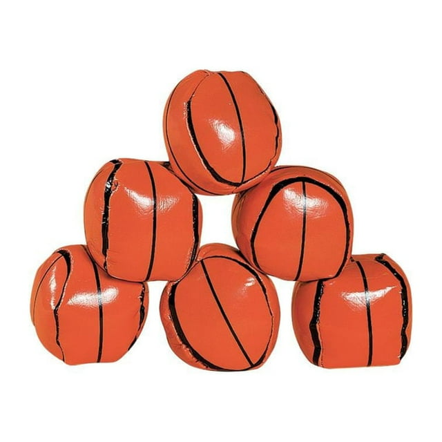 Vinyl Basketball Kick Balls Party Favors 12 Pieces