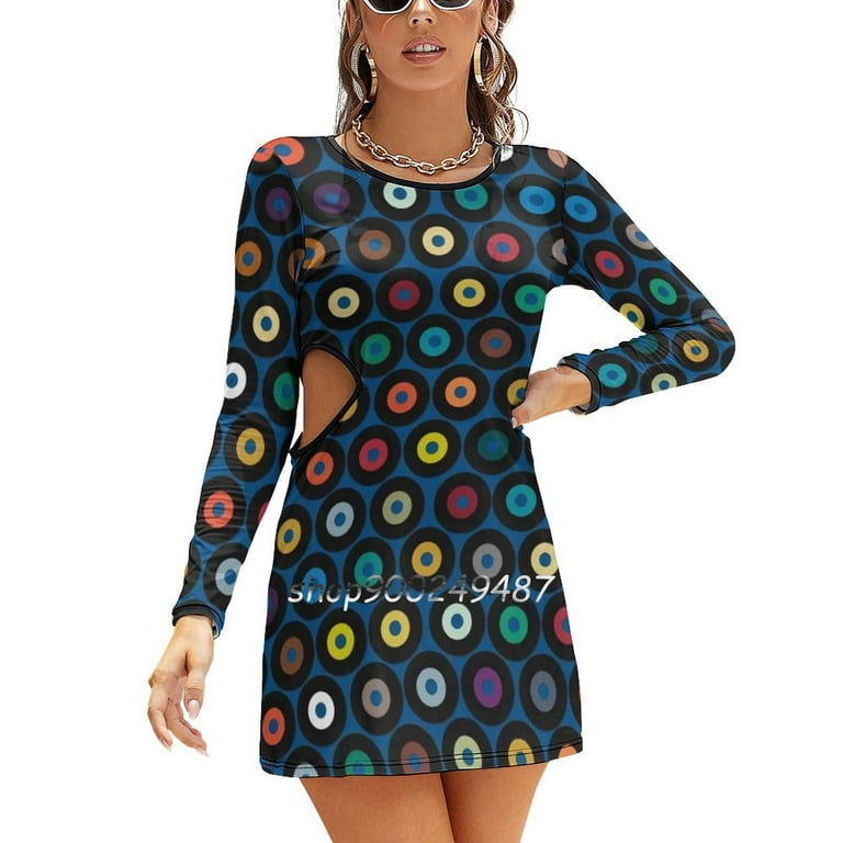 Vinyl blue dress 2025
