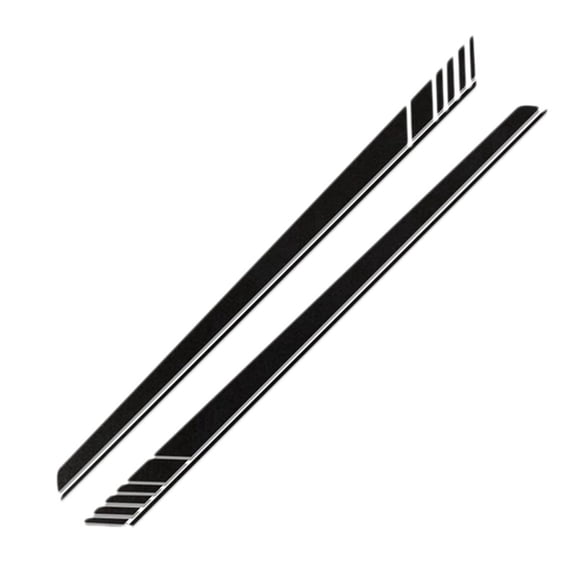 Vinyl Body Decals Sports Racing Long Universal DIY Styling Car Stickers Stripe for 4PCS 220X14cm