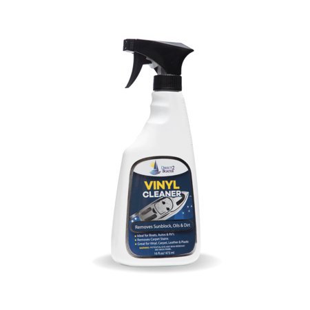 Vinyl Cleaner for Autos, Boats & RV's - Great for Vinyl, Carpet, Leather & Plastic - 16 fl oz By Direct 2 Boater