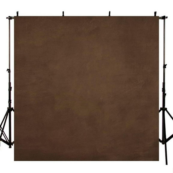 Vinyl Cloth Photography Backdrop Old Master Deep Brown Pure Solid Color Background Photo Studio Photobooth Photoph -1607