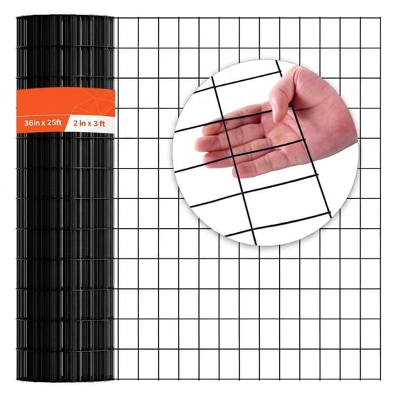 Vinyl Coated Hardware Cloth 36 Inch by 25 ft with 2x3 in Mesh