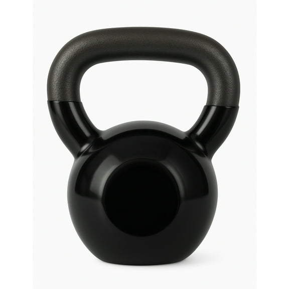 Vinyl Coated Kettlebell Weights: Your Ultimate Fitness Companion for Full-Body Workouts, Strength Training, and Core Conditioning, Men and Women (15lb)