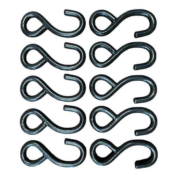 Vinyl Coated S Hook 10 PACK | VS1X10