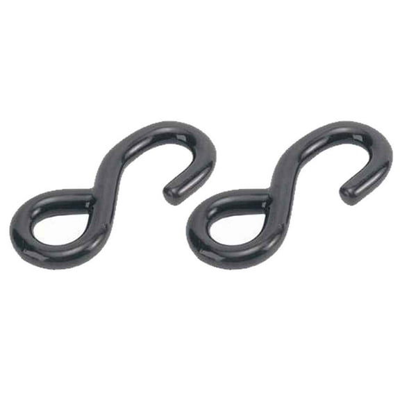 Vinyl Coated S-Hook - For use with 1" Webbing - 2 Pack