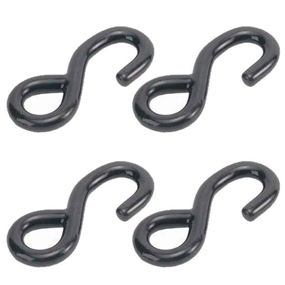 Vinyl Coated S-Hook - For use with 1" Webbing - 4 Pack