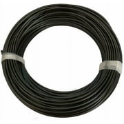 Vinyl Coated Stainless Steel 304 Cable Wire Rope 7x19, Black, 1/8 - 3/16 100 ft