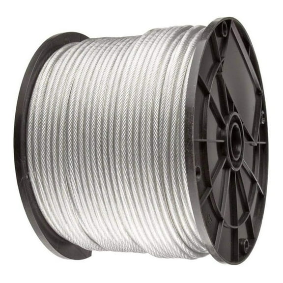 Vinyl Coated Wire Rope Cable 3/32 (500 ft Reel)