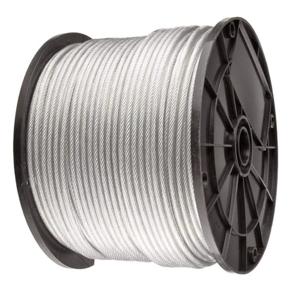 Vinyl Coated Wire Rope Cable 3/32 500 ft Reel