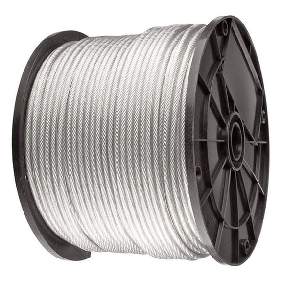 Vinyl Coated Wire Rope Cable 3/32 (500 ft Reel)