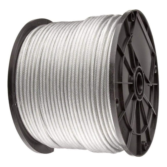 Vinyl Coated Wire Rope Cable 3/32 (500 ft Reel)