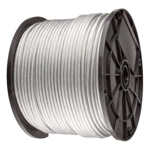 Vinyl Coated Wire Rope Cable 3/32 (500 ft Reel)
