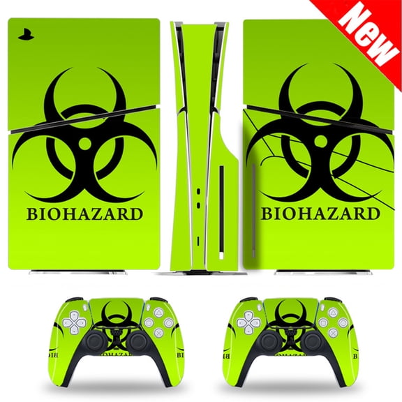 Vinyl Console Skin Stickers Compatible with PS5 Slim Disk Edition and Controller Skins