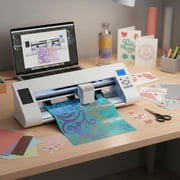 Vinyl Cutter Machine, 13 Inch with Automatic Edge Detection, 17 Inch Paper Feed, DIY Cutting Plotter for Stickers and Cards, Model TT-450