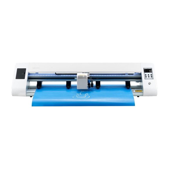 Vinyl Cutter Machine, 24" Automatic Edge Detection Craft Cutter with Software & Materials