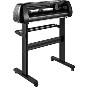 Vinyl Cutter Machine 34inch, Offline Bluetooth Vinyl Cutting Plotter with 400in/10m Steel Roller, Adjustable Speed & Force, SignMaster Software for Sign Making, Compatible with Windows & Mobile