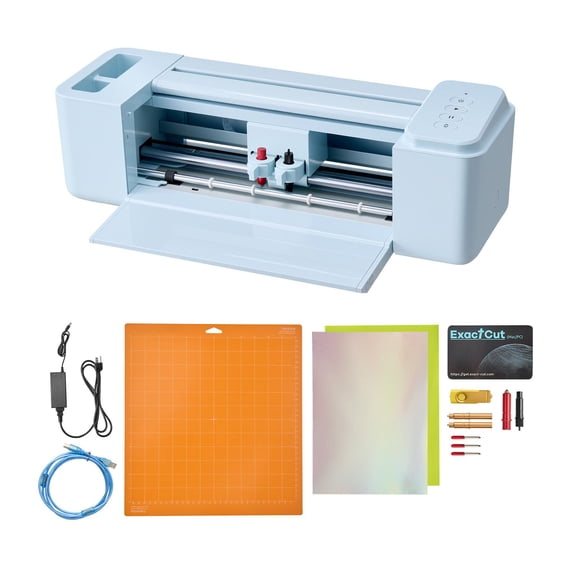 Vinyl Cutting Machine 12 Inch Button Controlled Vinyl Cutter with 5000 Plus Built In Design Resources Compatible with Mac Windows Android and iOS for Customized Crafts Cards Home Decor