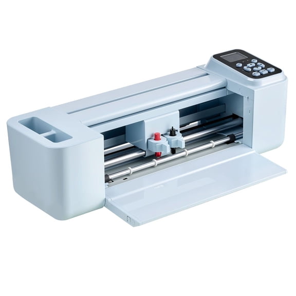 Vinyl Cutting Machine, 12 in, Button and Screen Controlled Vinyl Cutter with Materials and Tool Kit, 5000+ Built-in Design Resources, Compatible with Mac, Windows, Android and iOS, for Crafts