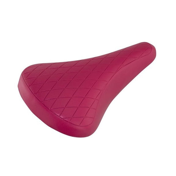 PRO+ Vinyl Diamond Bicycle Saddle Pink