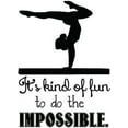 thumbnail image 1 of Vinyl Decal: Gymnastics Wall Lettering - Vinyl Decal / Sticker - 20"x14" [GM1], 1 of 1