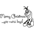 thumbnail image 1 of Vinyl Decal: Let it Go Let it Snow - Vinyl Wall Decal / Sticker Snowflake 20"x14" [FS4], 1 of 1