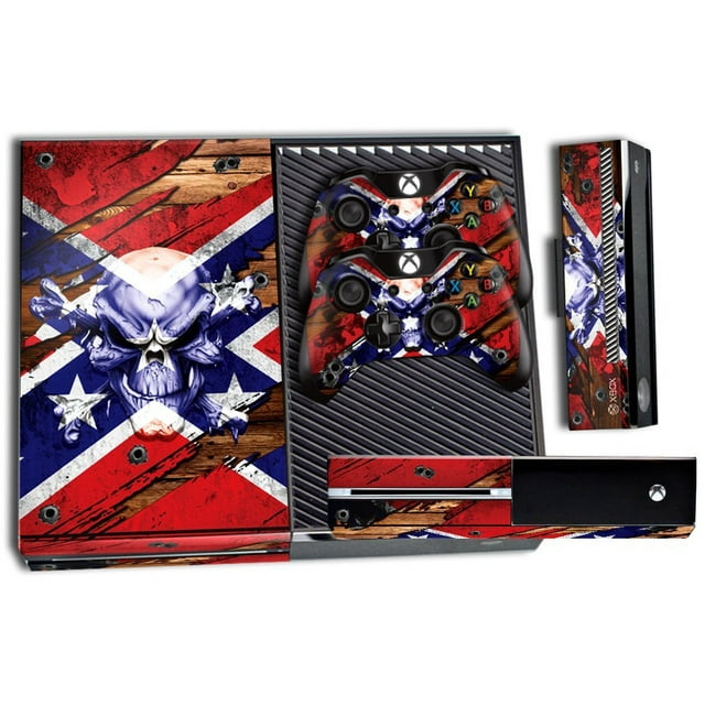 Vinyl Decal Protective Skin Cover Sticker for Xbox One Console and 2