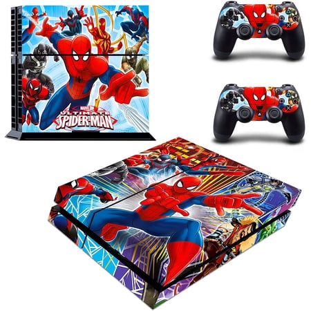 Vinyl Decal Skin Stickers Cover Set for Regular PS4 Console Playstation 4 Controllers