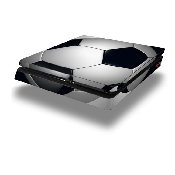 Vinyl Decal Skin Wrap compatible with Sony PlayStation 4 Slim Console Soccer Ball (PS4 NOT INCLUDED)