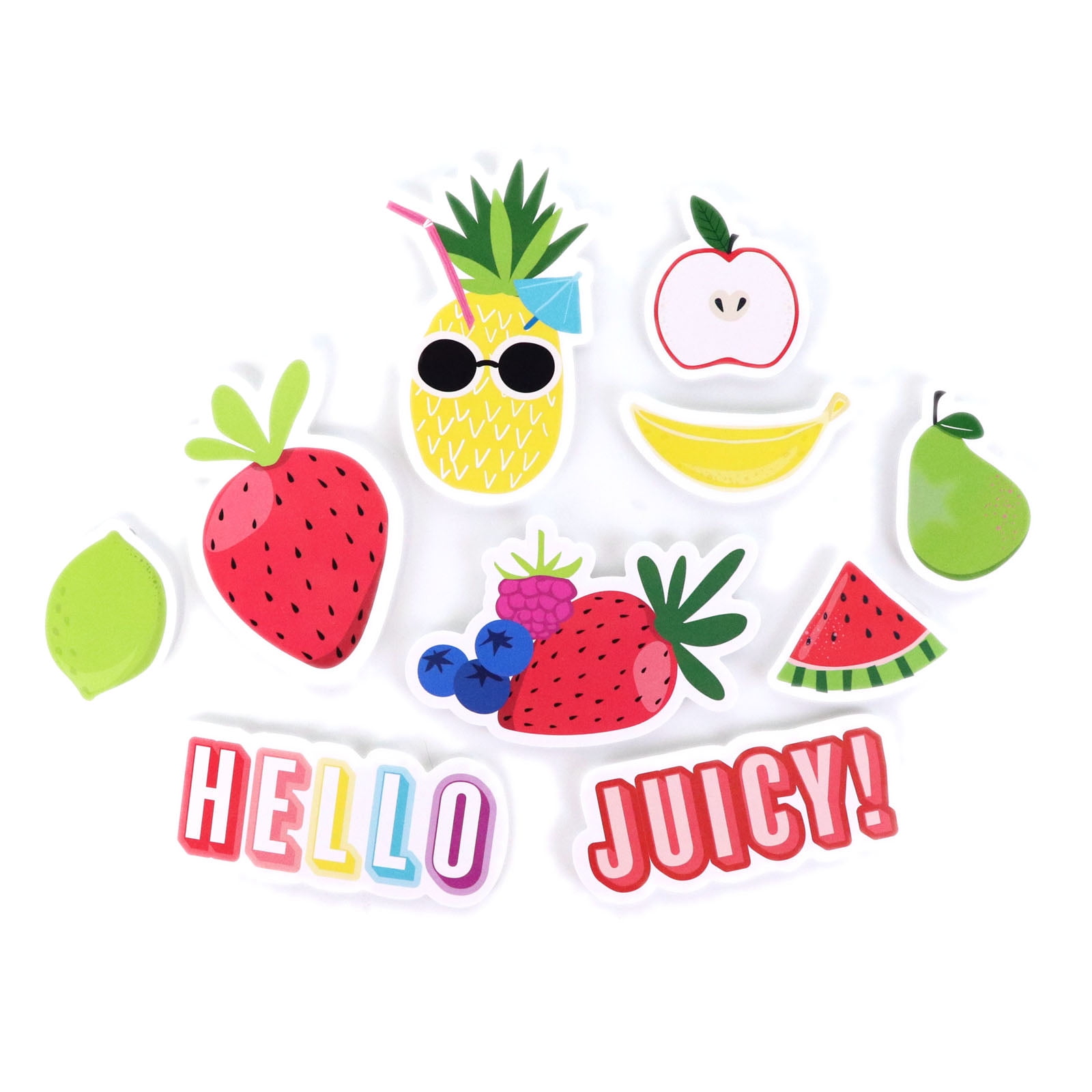 Vinyl Diecut Fruit Sticker Set by Recollections - Waterproof Stickers ...
